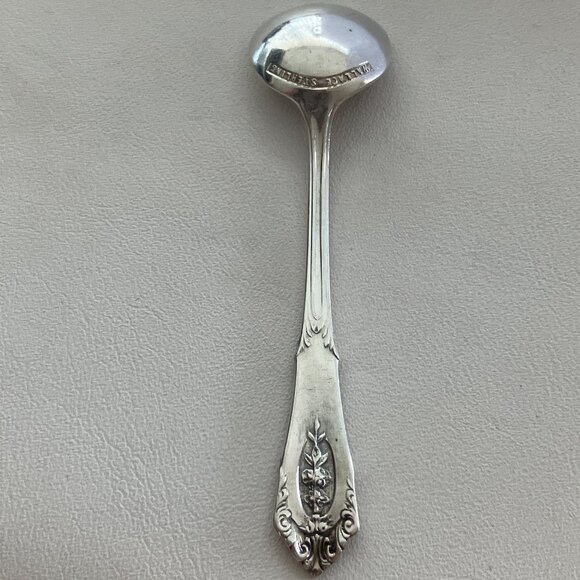 Vintage Wallace Sterling salt spon. - Picture 5 of 8